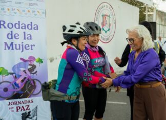 Beatriz Estrada encabeza Rodada de la Mujer en Tepic
