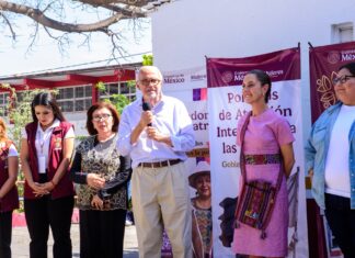 Claudia Sheinbaum y Miguel Ángel Navarro inauguran Centro LIBRE para las Mujeres en Ixtlán del Río