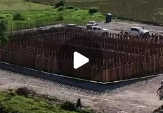Supervisión de la construcción de la planta de tratamiento de aguas residuales en Tuxpan