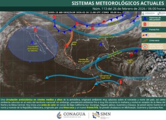 Pronóstico para hoy 26 de febrero de 2026