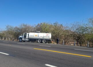 Atiende SSPC reporte por derrame de sustancia química en la carretera Tepic – Mazatlán