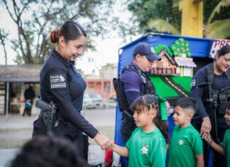La Secretaría de Seguridad y Protección Ciudadana fortalece la cultura de la prevención en la colonia Puerta de la Laguna