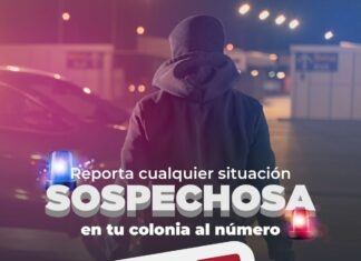 ALERTA: REPORTA SI DETECTAS PERSONAS SOSPECHOSAS