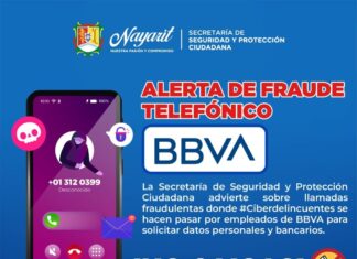ALERTA DE FRAUDE TELEFÓNICO