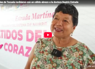 Familias de Tecuala recibieron con un cálido abrazo a la doctora Beatriz Estrada