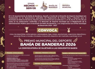 Impulsa Bahía de Banderas el talento deportivo con el Premio Municipal del Deporte 2026